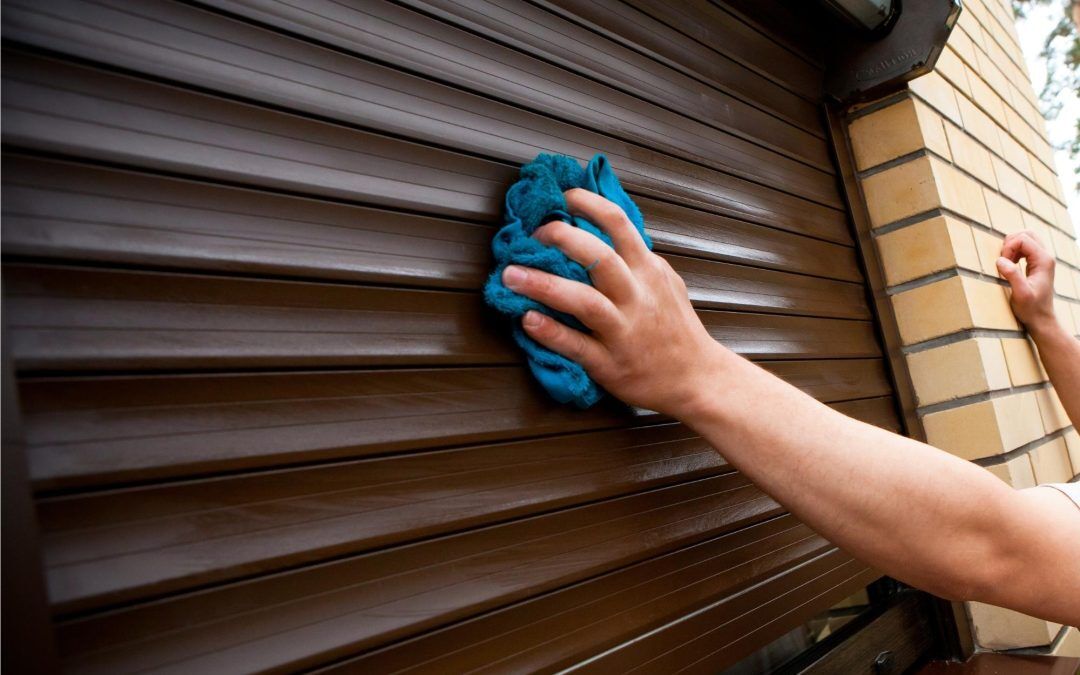 how to clean roller shutters