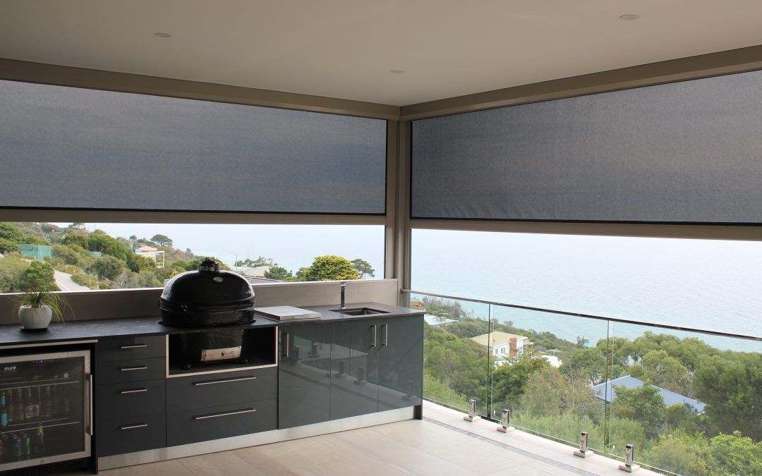 Outdoor blinds for balcony in Central Coast